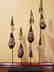 10 rare headhunter earrings Dayak tribe of Borneo