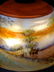 A lg fine signed Pairpoint reverse painted lamp - 14