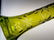 American Brilliant Period Baccarat green to clear vase - 14