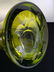 American Brilliant Period Baccarat green to clear vase - 16