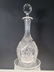 American Brilliant Pd signed Tuthill Wild Rose Decanter