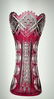 American Brilliant Period cut glass vase 19 c