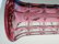 American Brilliant Pd cranberry cut to clear pitcher - 10