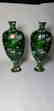 A Pair of Japanese Cloisonne Vases 19 c