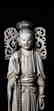 Lg Chinese Carved Kwan Yin Figure in Box 19 c - 3