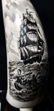 Signed Scrimshaw "L. Leyden" Seascape - 12