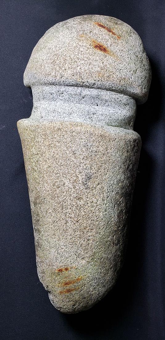 Very Large Indian Stone Axe: Very Large Indian Stone Axe 14 3/4" x 6 1/2". Age unknown , large and heavy