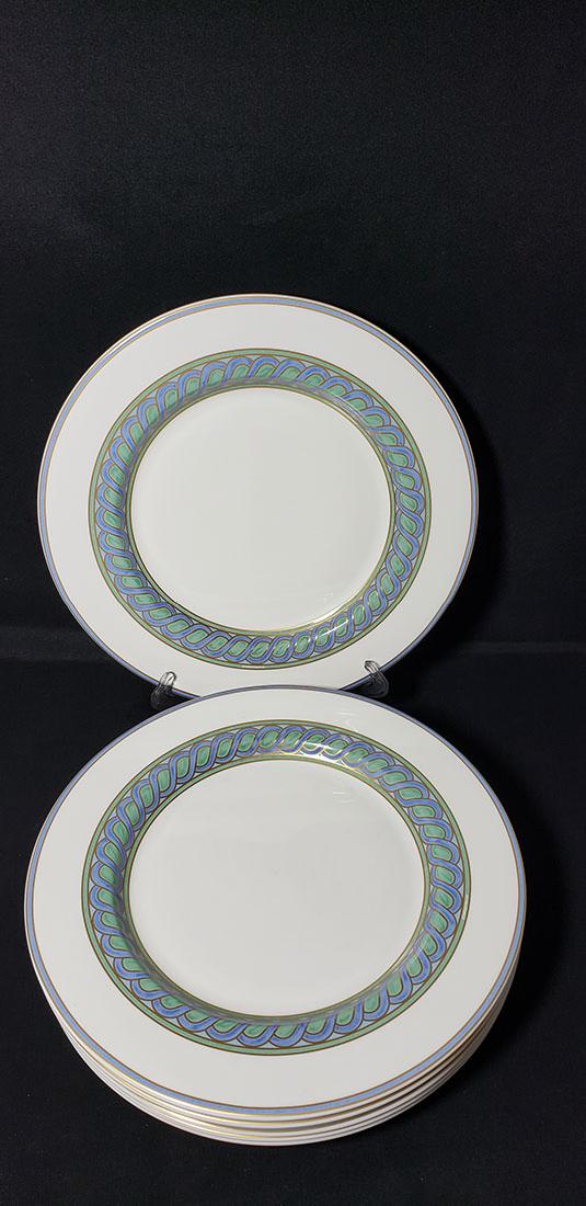 6 Christofle Dinner Plates Signed: 6 Christofle Dinner Plates Signed. Measures 10 5/8"Each