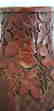 Lg Finely Carved Chinese Cinnabar Gourd Vase 19 C Mark - 2