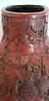 Lg Finely Carved Chinese Cinnabar Gourd Vase 19 C Mark - 7