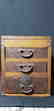 Antique Wooden Box 19 Century w/ Key