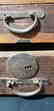Antique Wooden Box 19 Century w/ Key - 2