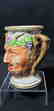 Antique Porcelain Cup Of Satyr"s Face 19 c Sitzendorf - 8