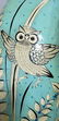 Vintage Large Bustamante Paper Mache Cat 60 - 8