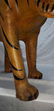 Large Vintage Tiger Leather Over Wood - 13