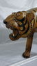 Large Vintage Tiger Leather Over Wood - 19