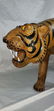 Large Vintage Tiger Leather Over Wood - 20