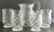 American Brilliant Pd Rock Crystal Pitcher W/Tumblers