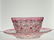 American Brilliant Period Roman Punch Cup W/ Plate - 3