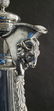 American Brilliant Period Ewer With Silver Top - 11