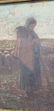 Antique Shepherdess Painting Attr To J.Francois Millet - 6