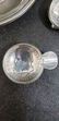 Fine Sterling Silver Coin Ashtray Set 233 G - 4