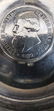 Fine Sterling Silver Coin Ashtray Set 233 G - 7