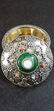 Fine Sterling Box w/ Jadeite Opal Pearls & Corals 82 G - 10