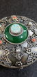 Fine Sterling Box w/ Jadeite Opal Pearls & Corals 82 G - 3