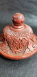 Antique Chinese Cinnabar Vase On Stand 19 C - 10