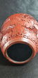 Antique Chinese Cinnabar Vase On Stand 19 C - 20