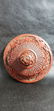 Antique Chinese Cinnabar Vase On Stand 19 C - 9