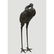 Antique Meiji Period Bronze Crane Garden Sculpture