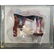 Mid Century Acrylic Art Sculpture Three Faces Signed