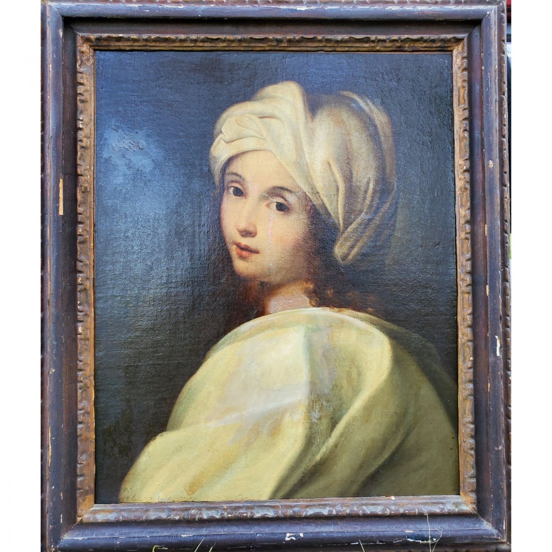 Portrait Of Beatrice Cenci Guido Reni 1575-1642: Portrait Of Beatrice Cenci Guido Reni 1575-1642. Measures 22" x 18" Cancas Only