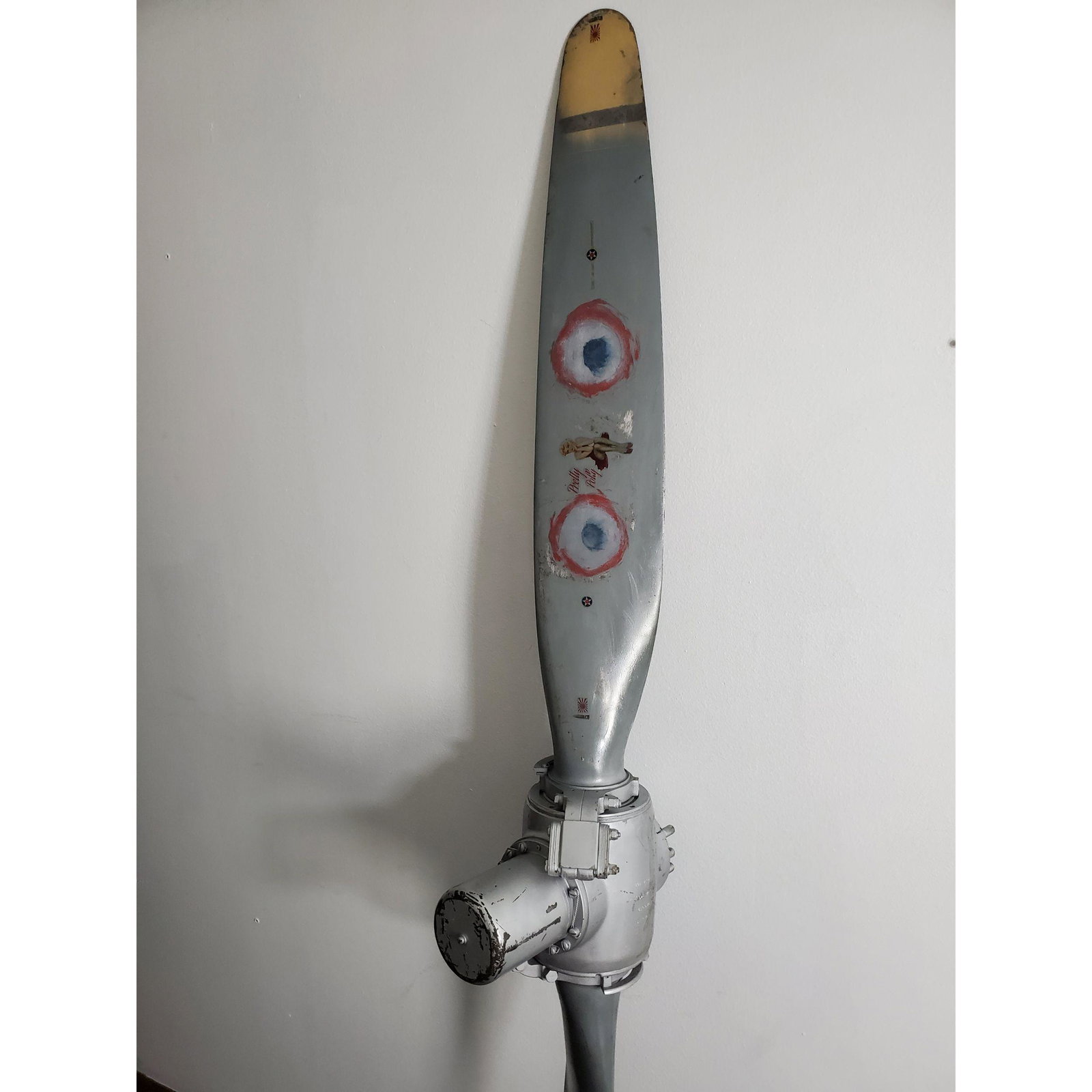 Vintage Plane Propeller: Vintage Plane Propeller. Measures 80" Long