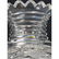 American Brilliant Pd cut glass Flower Center "FATIMA" - 9