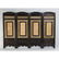 Contemporary carved Chinese hardwood screen signed - 10