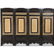 Contemporary carved Chinese hardwood screen signed - 11