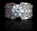 14K white gold and diamond ring Ladies Engagement Ring - 2