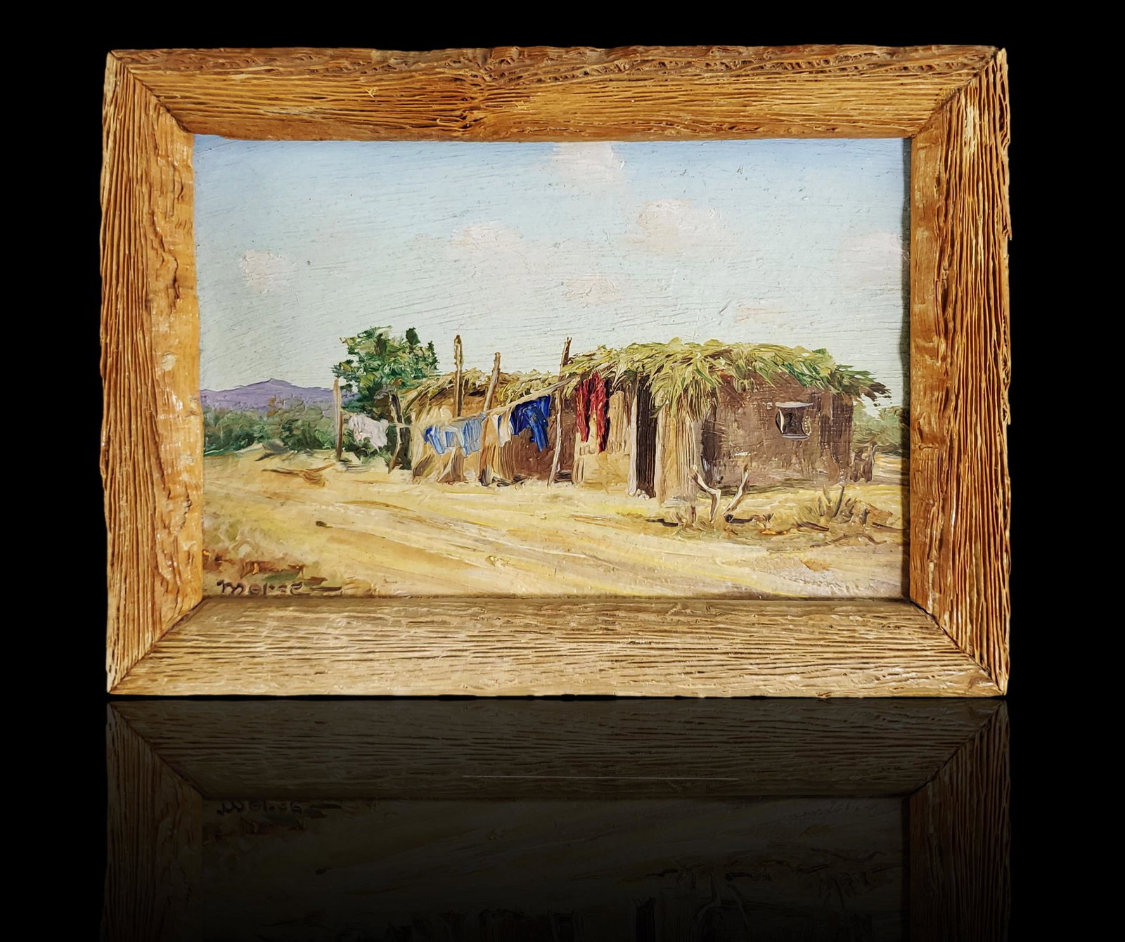Signed Vernon Jay Morse (1898-1965) Landscape Painting: Signed Vernon Jay Morse (1898-1965) Landscape Painting. Frame measures 4 3/4" x 6.5" Vernon Jay Morse was active/lived in California, Michigan. Vernon Morse is known for landscape, illustrator, graphi