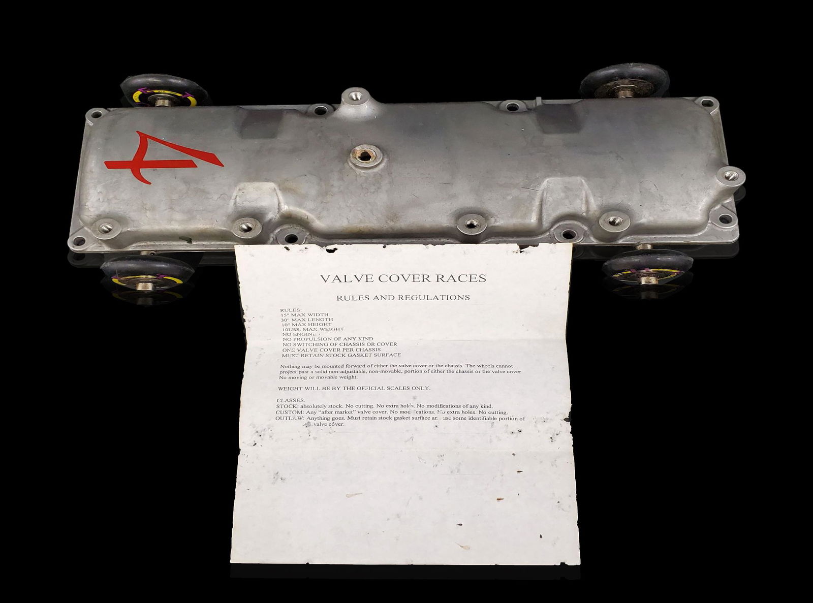 Fun 4 Valve cover race car Mar 28, 2020 Rbfinearts in FL