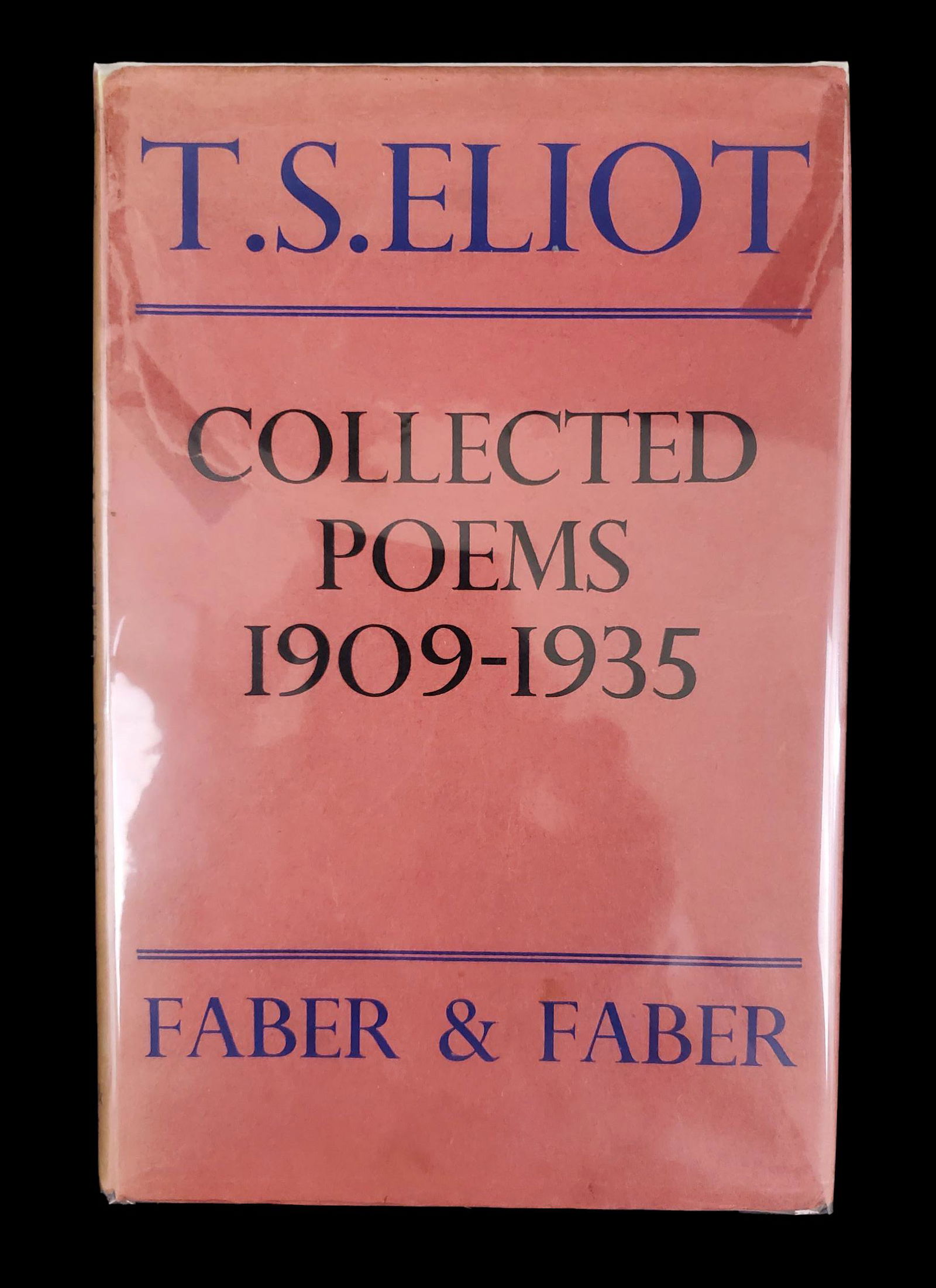 T.S Eliot, 1st Ed 1936 Collected Poems 1909-35 Scarce (1 of 9)