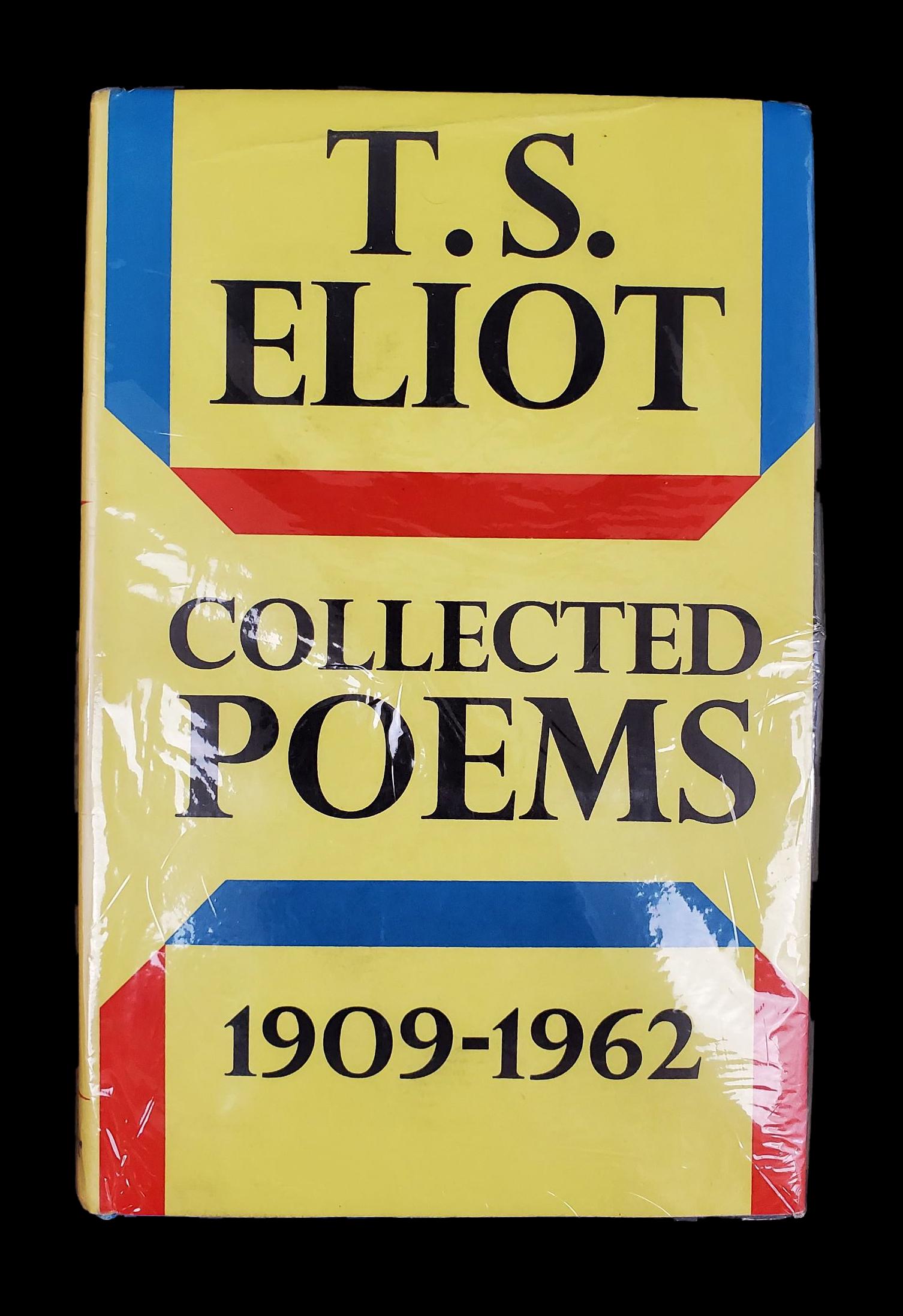 T.S Eliot, 1st Ed 1963 Collected Poems 1909-62 (1 of 10)