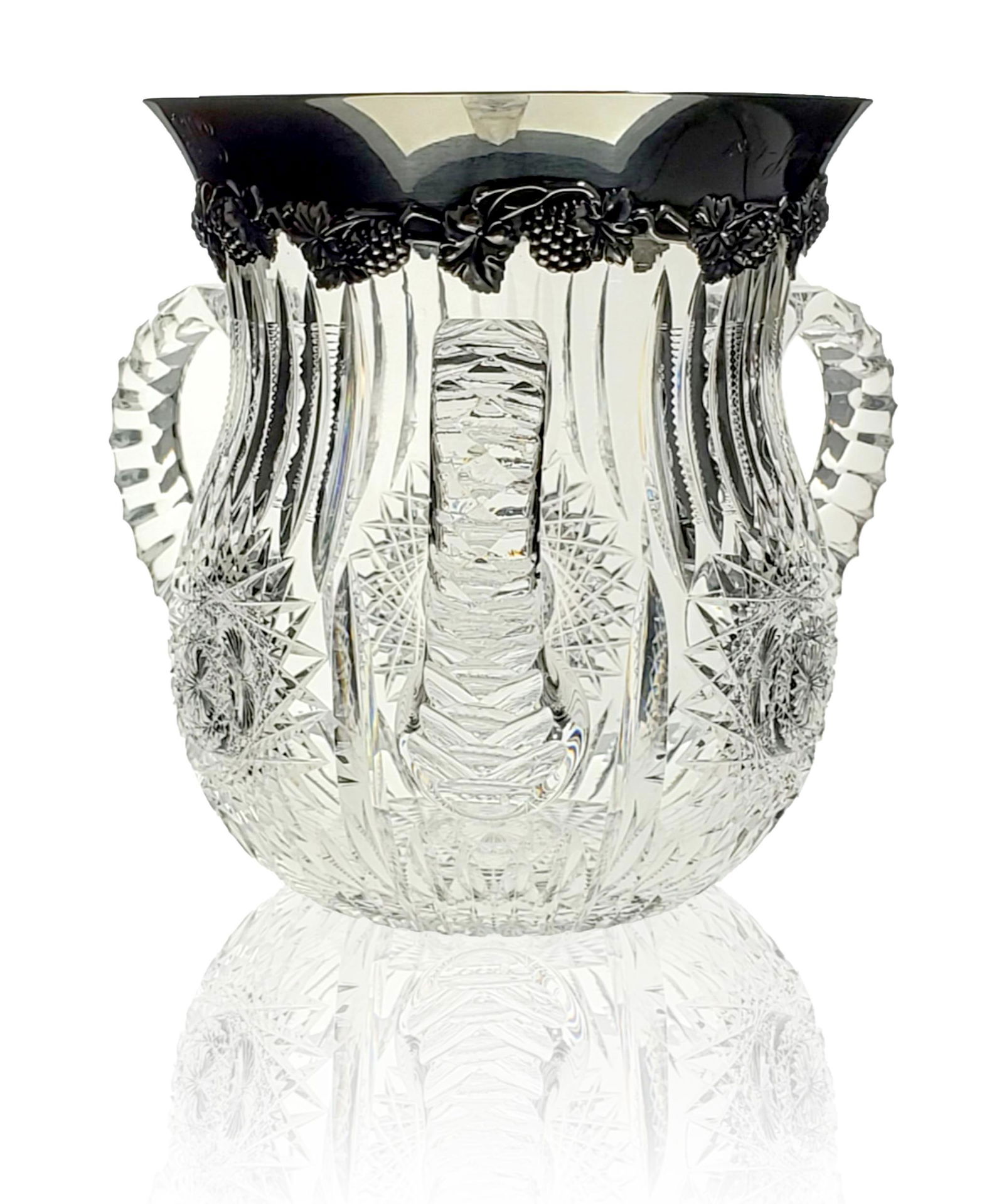 ABP cut glass loving cup with sterling silver (1 of 15)