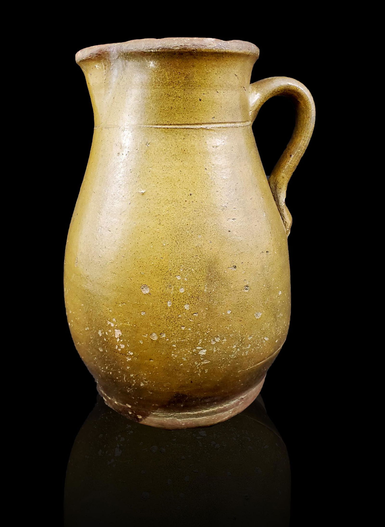 Antique stoneware pitcher 19th century (1 of 19)