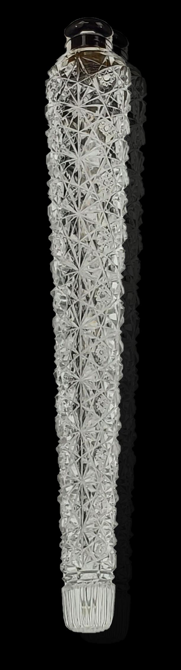 ABP Cut Glass extremely large lay down perfume bottle (1 of 20)