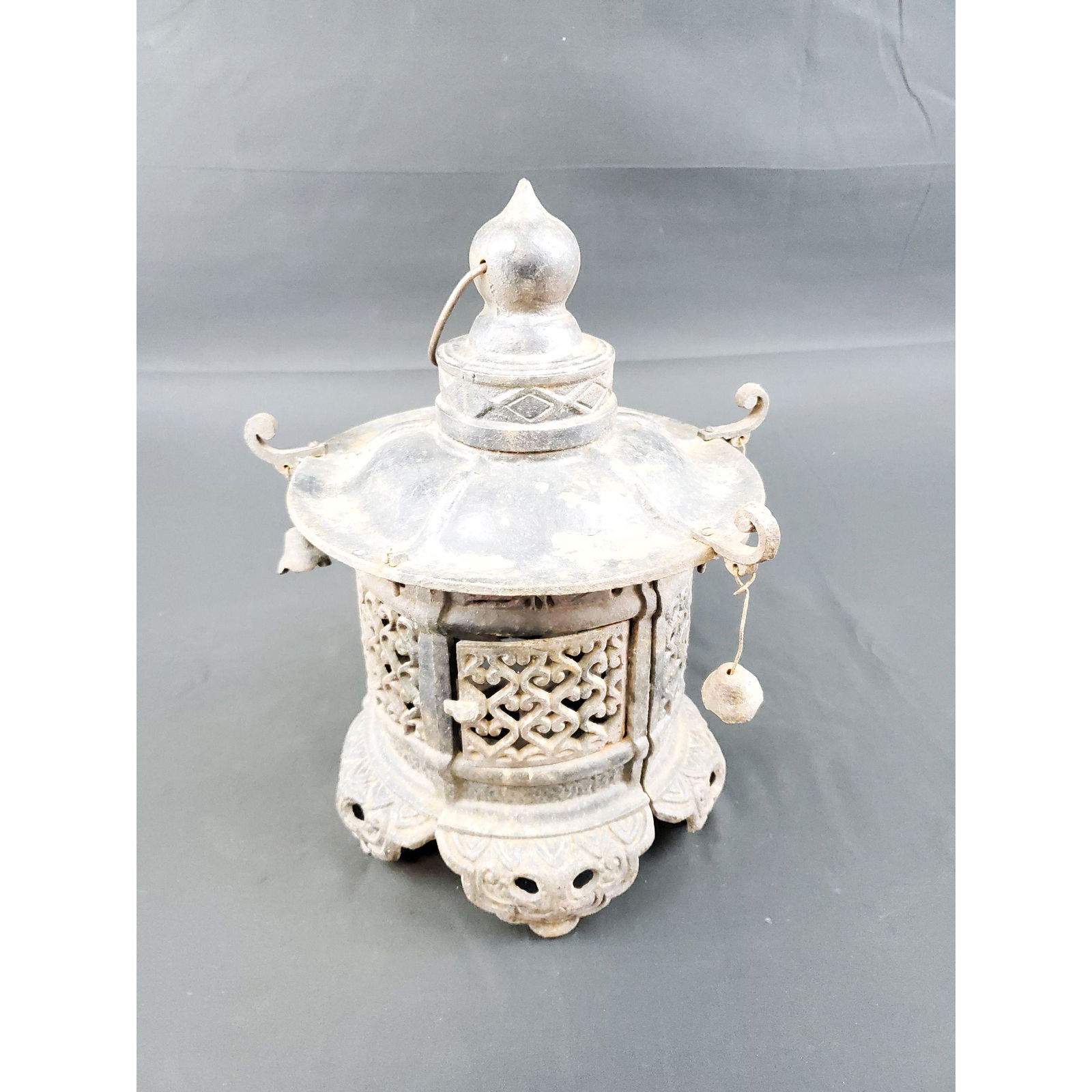 Old Japanese cast iron lantern (1 of 9)