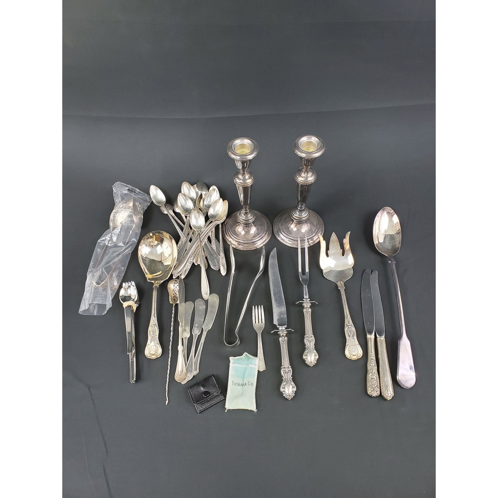 Lot of Sterling Silver and silver plate items (1 of 19)