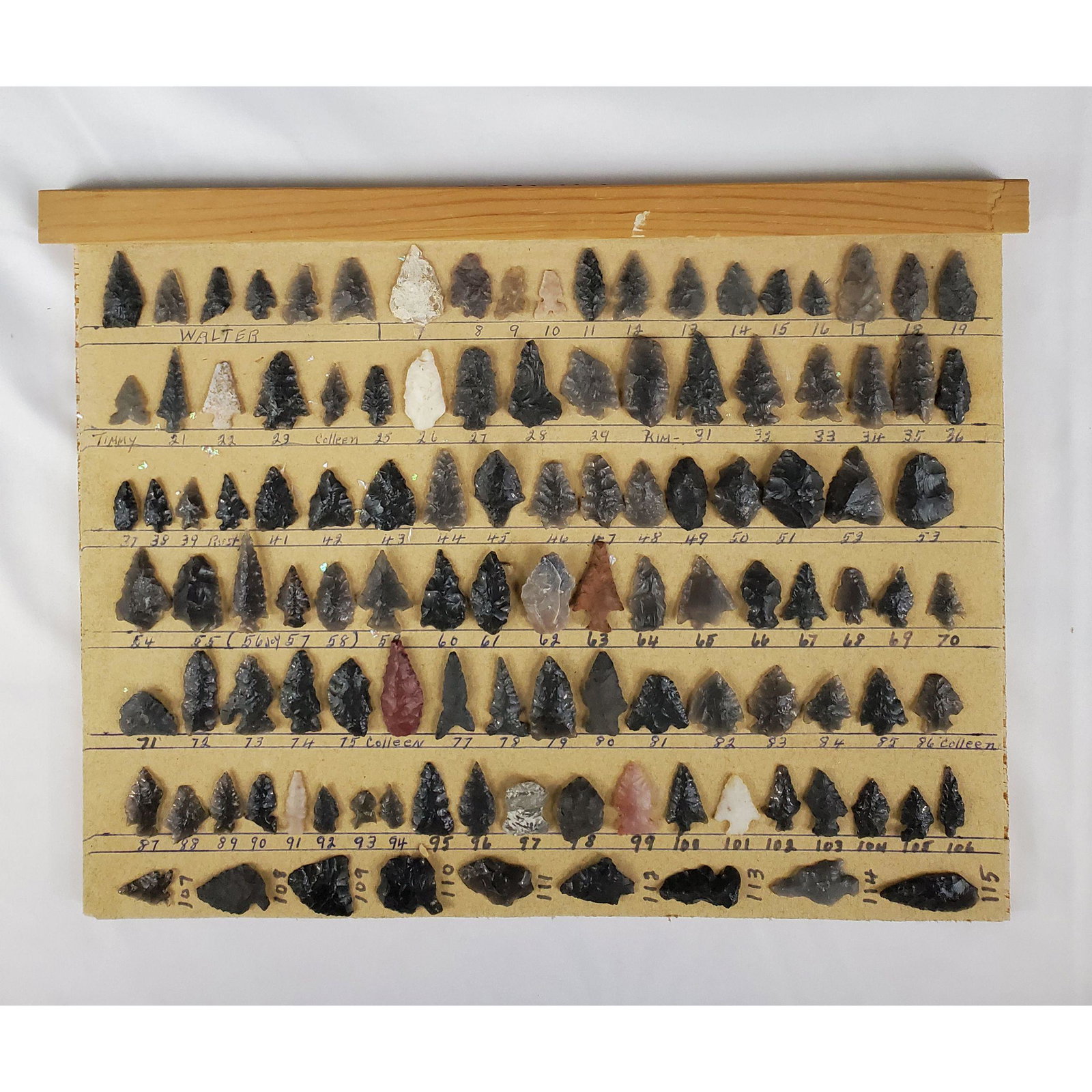 Native American Artifact Arrowhead Bird Points 115 Pcs (1 of 10)